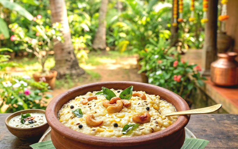 Authentic Ghee Ven Pongal: The Ultimate South Indian Comfort Food