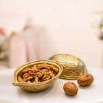 The Gilded Walnut Decorative Nut Bowl & Trinket Box