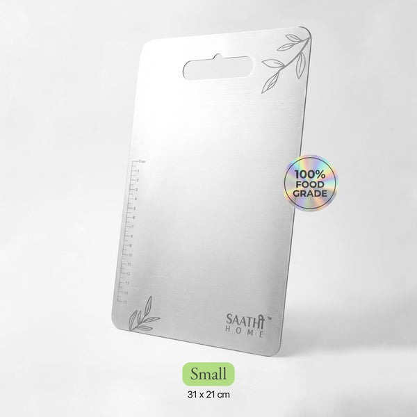 Premium Stainless Steel Chopping Board Small 31 x 21 cm